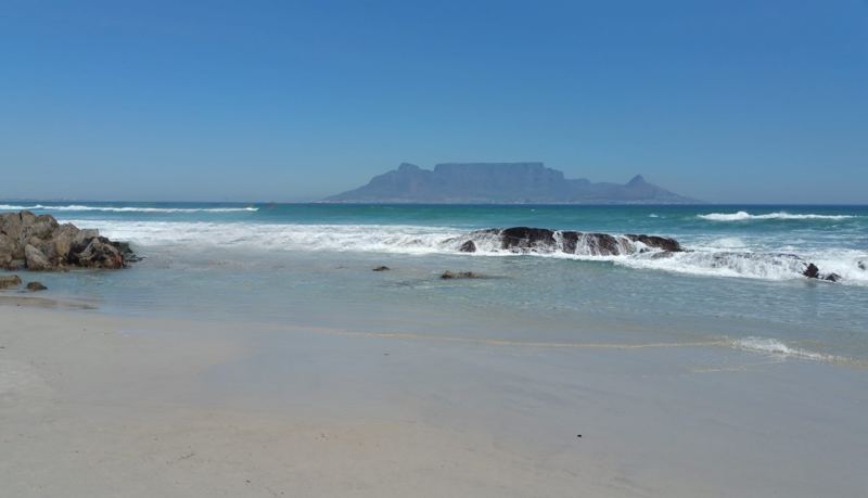 Bloubergstrand mit Blick auf den Tafelberg